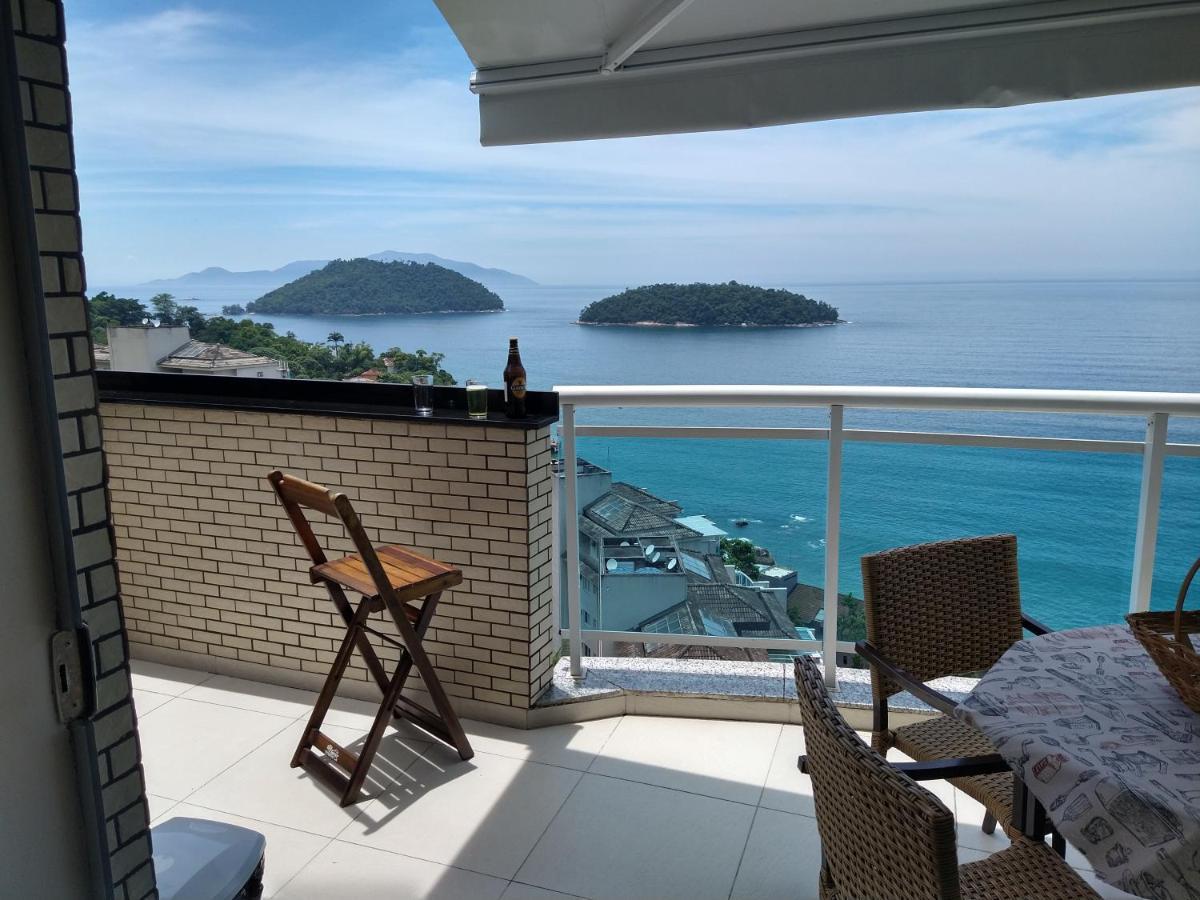 망가라치바 Cobertura Duplex Vista Mar 아파트 외부 사진